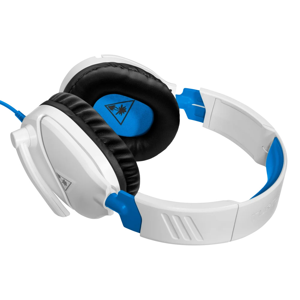 אוזניות גיימינג קשת Over-Ear חוטיות עם מיקרופון Turtle Beach Recon 70 – צבע לבן כחול