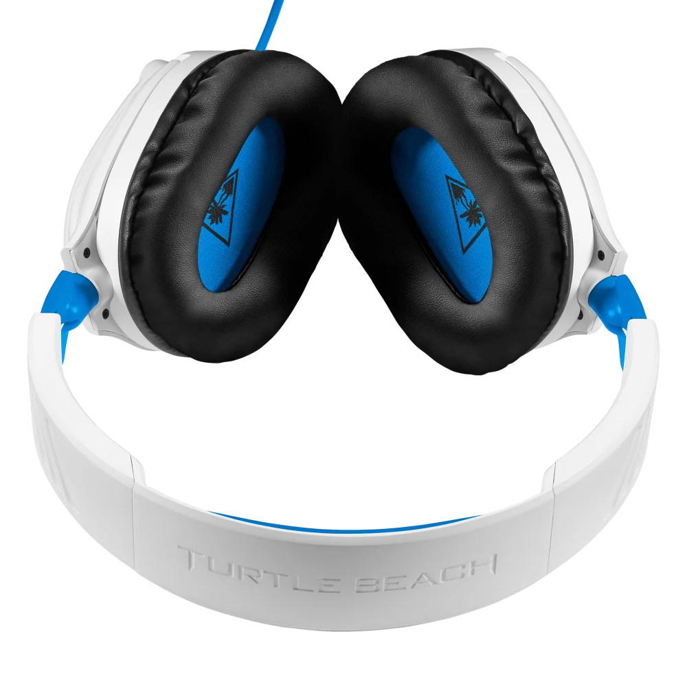 אוזניות גיימינג קשת Over-Ear חוטיות עם מיקרופון Turtle Beach Recon 70 – צבע לבן כחול