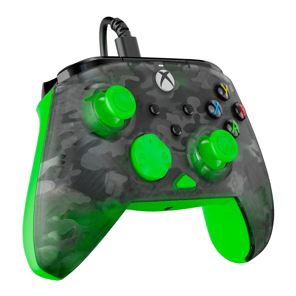 בקר משחק חוטי Turtle Beach Rematch Core ל-Xbox/PC בצבע שחור ירוק