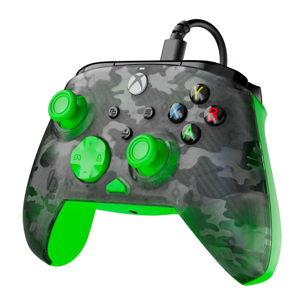 בקר משחק חוטי Turtle Beach Rematch Core ל-Xbox/PC בצבע שחור ירוק