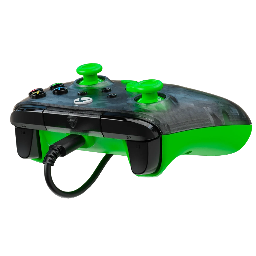בקר משחק חוטי Turtle Beach Rematch Core ל-Xbox/PC בצבע שחור ירוק