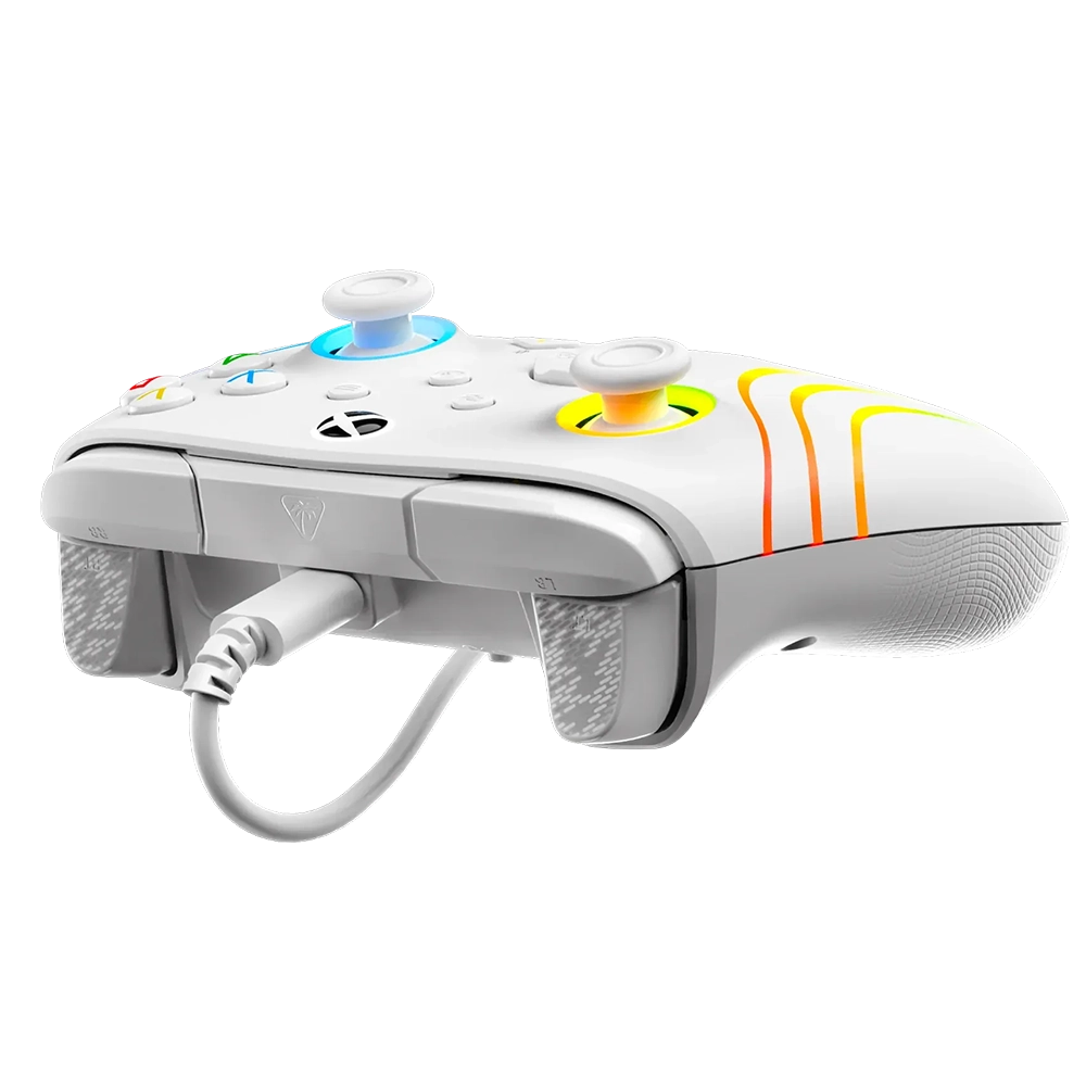 בקר משחק אלחוטי Turtle Beach Afterglow Wave ל-Nintendo Switch בצבע לבן