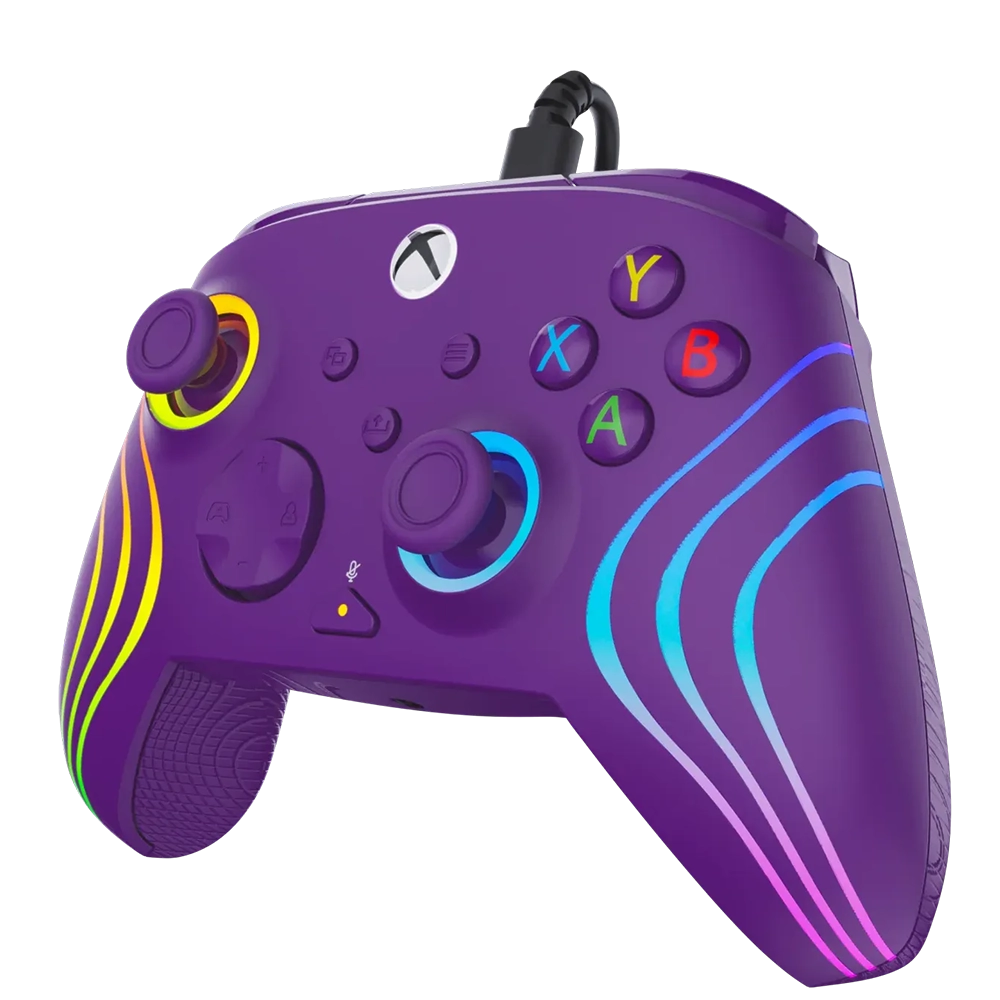 בקר משחק חוטי Turtle Beach Afterglow Wave ל-Xbox/PC בצבע סגול