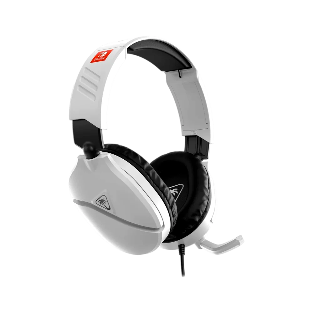 אוזניות גיימינג קשת Over-Ear חוטיות עם מיקרופון Turtle Beach Recon 70 – צבע לבן
