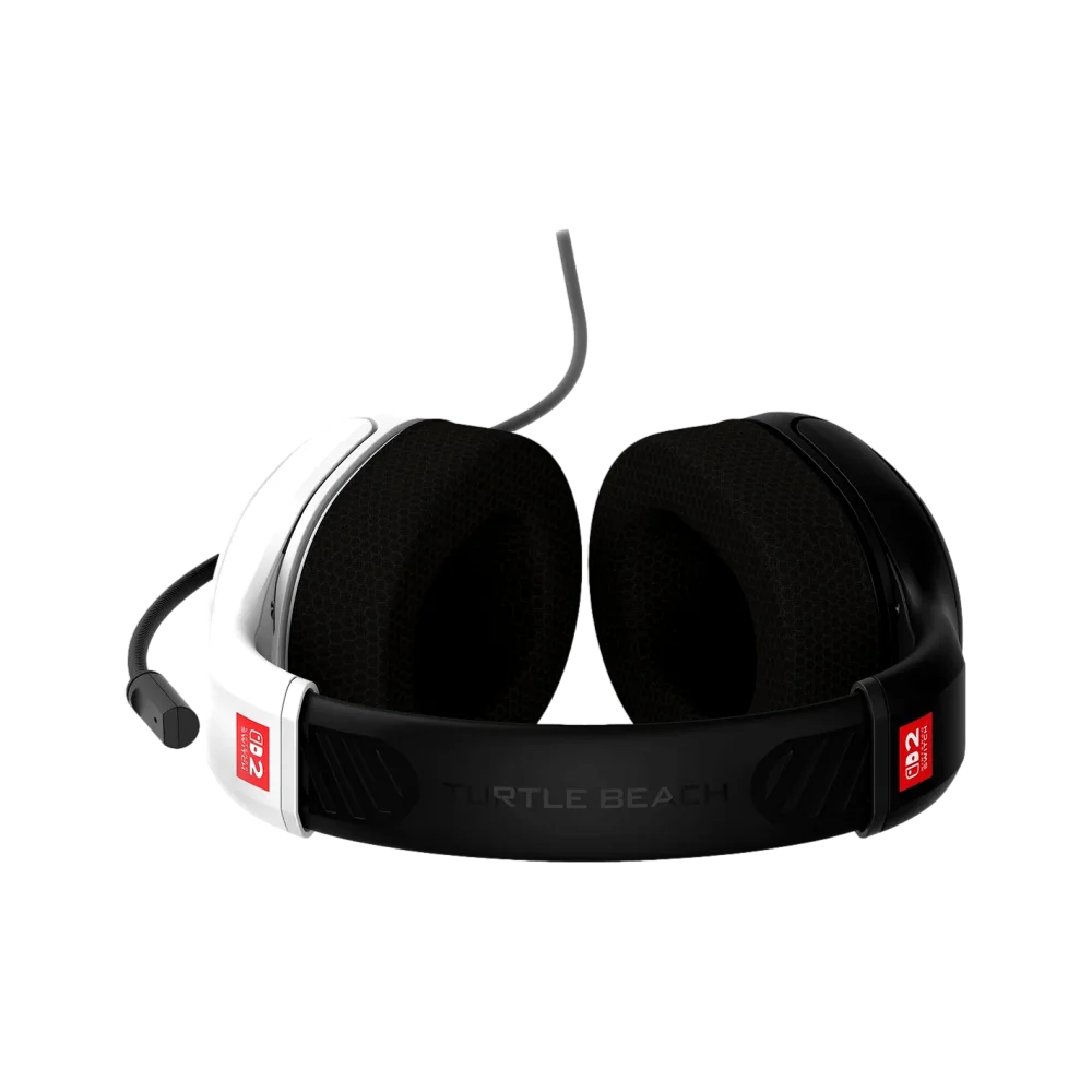 אוזניות גיימינג קשת Over-Ear חוטיות עם מיקרופון Turtle Beach Airlite Fit – צבע שחור/לבן
