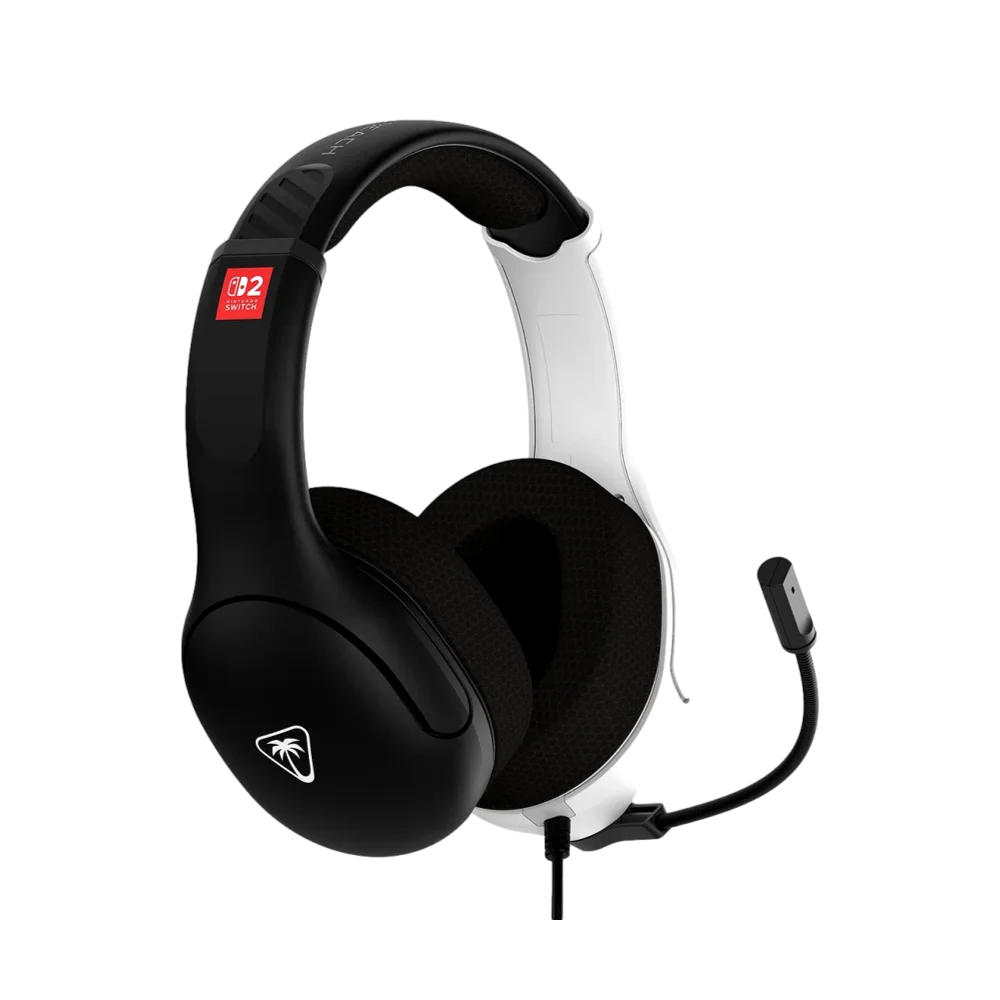 אוזניות גיימינג קשת Over-Ear חוטיות עם מיקרופון Turtle Beach Airlite Fit – צבע שחור/לבן