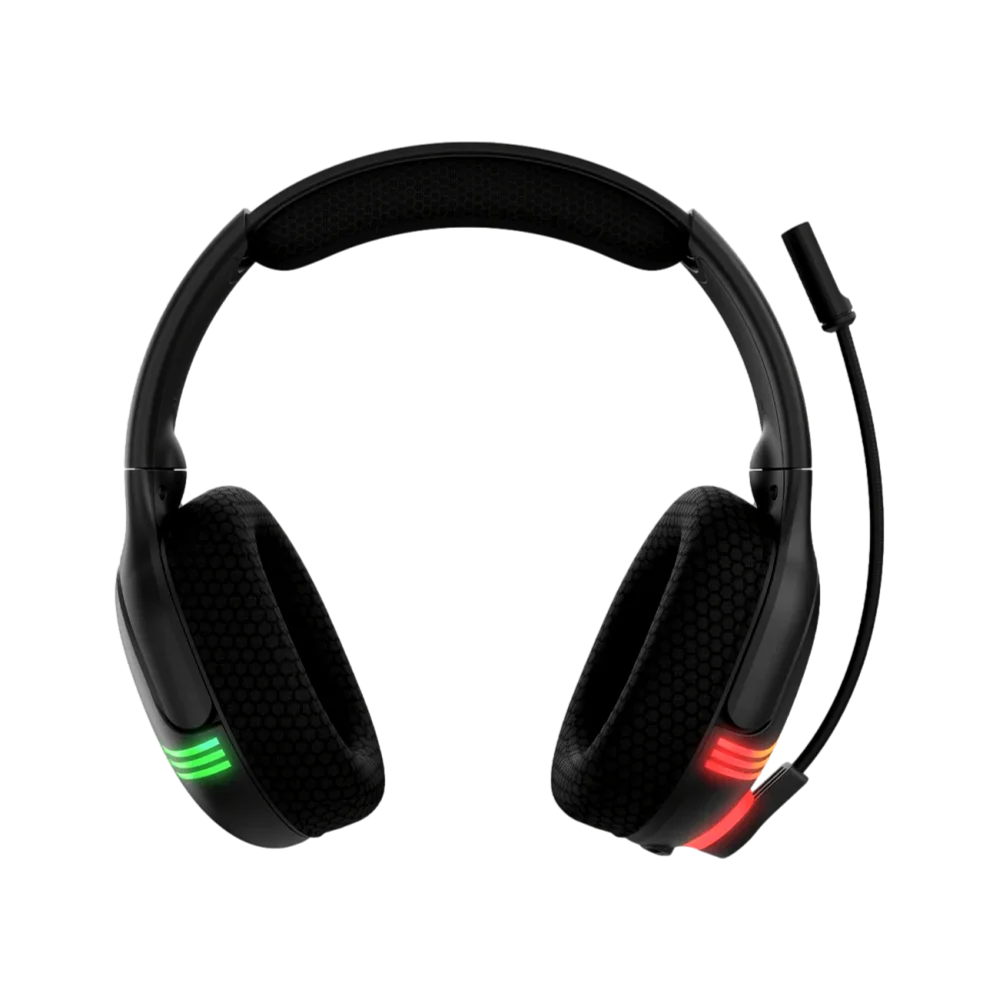 אוזניות גיימינג קשת Over-Ear אלחוטיות עם מיקרופון Turtle Beach PDP Afterglow Wave RGB – צבע שחור