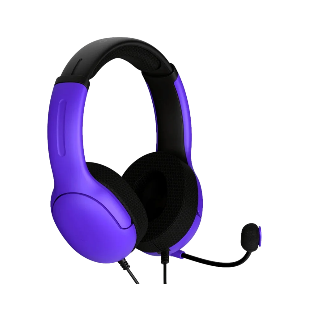 אוזניות גיימינג קשת Over-Ear חוטיות עם מיקרופון Turtle Beach PDP Airlite – צבע סגול
