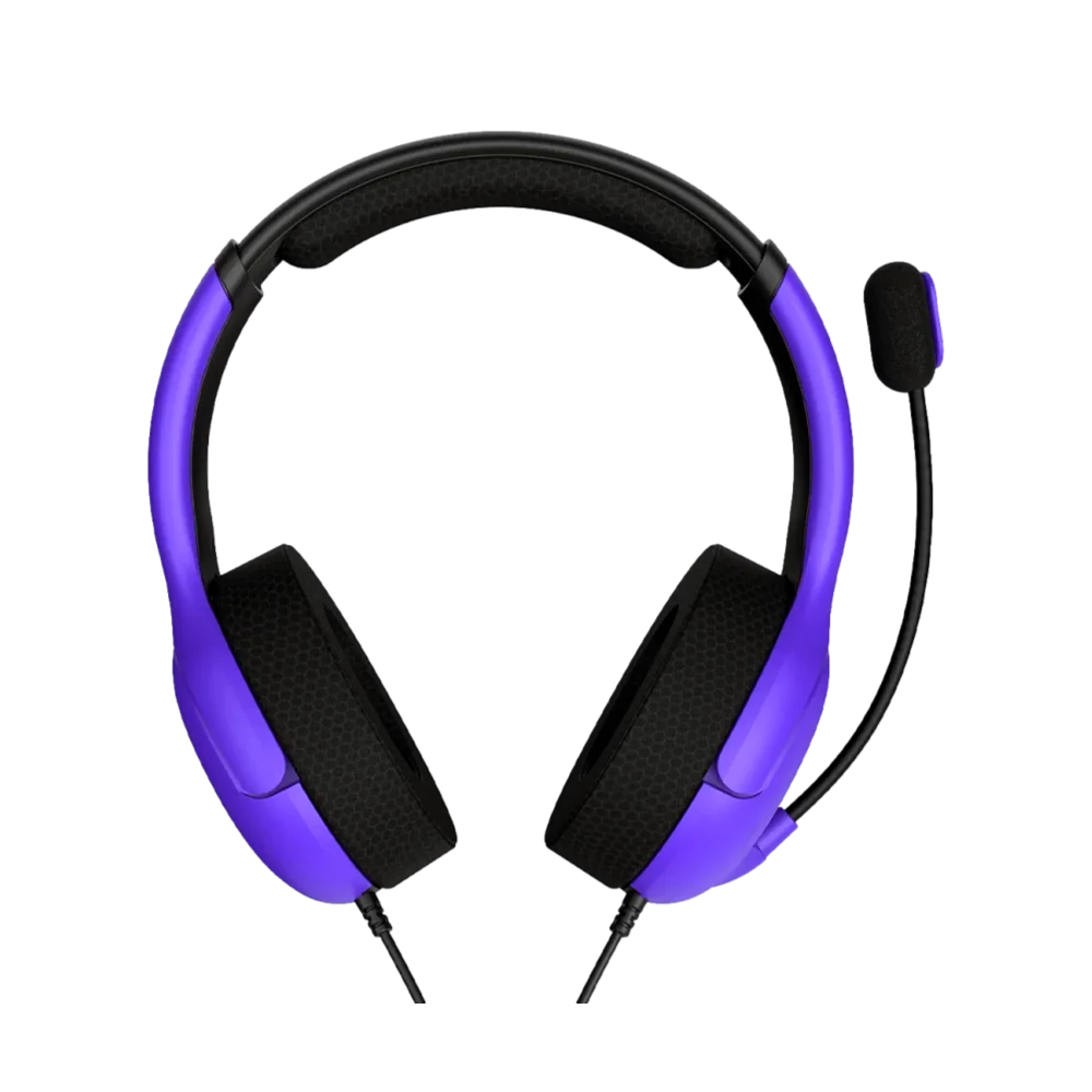 אוזניות גיימינג קשת Over-Ear חוטיות עם מיקרופון Turtle Beach PDP Airlite – צבע סגול