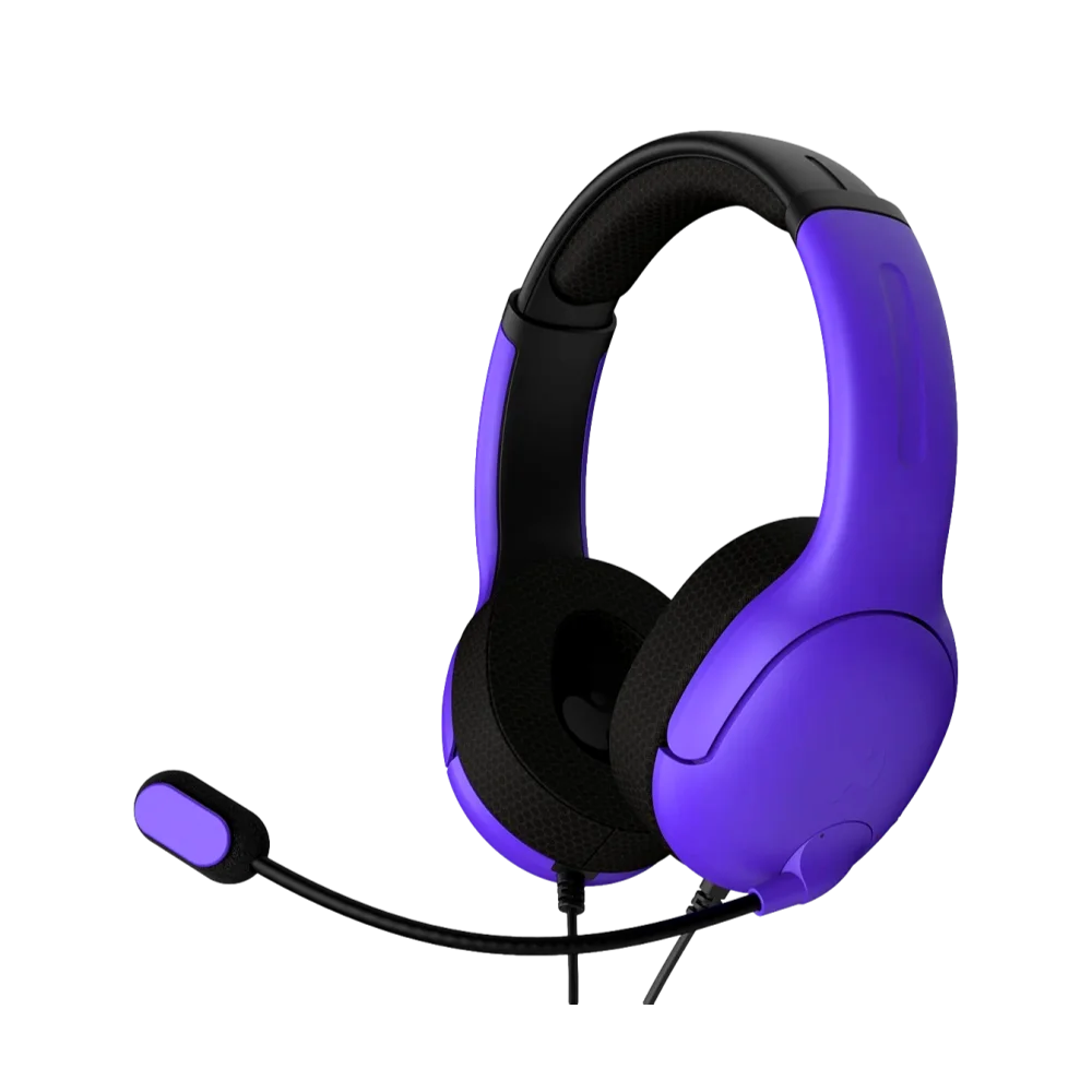 אוזניות גיימינג קשת Over-Ear חוטיות עם מיקרופון Turtle Beach PDP Airlite – צבע סגול
