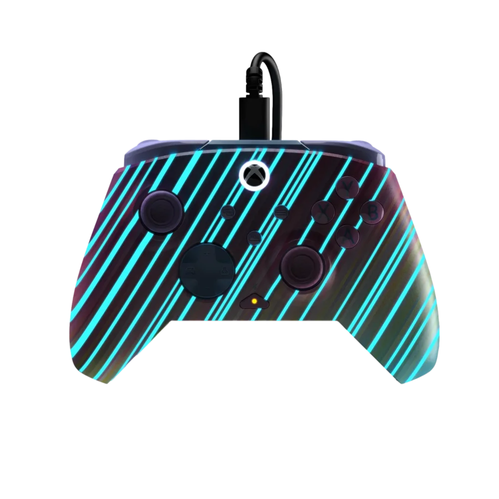 בקר משחק חוטי Turtle Beach Rematch Advanced Wired ל-Xbox/PC בצבע ורוד/לבן