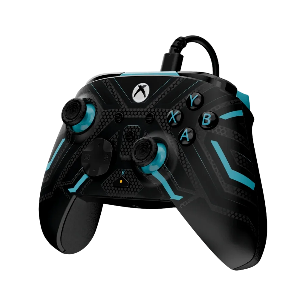 בקר משחק חוטי Turtle Beach Rematch Glow Advanced Wired ל-Xbox/PC בצבע אפור