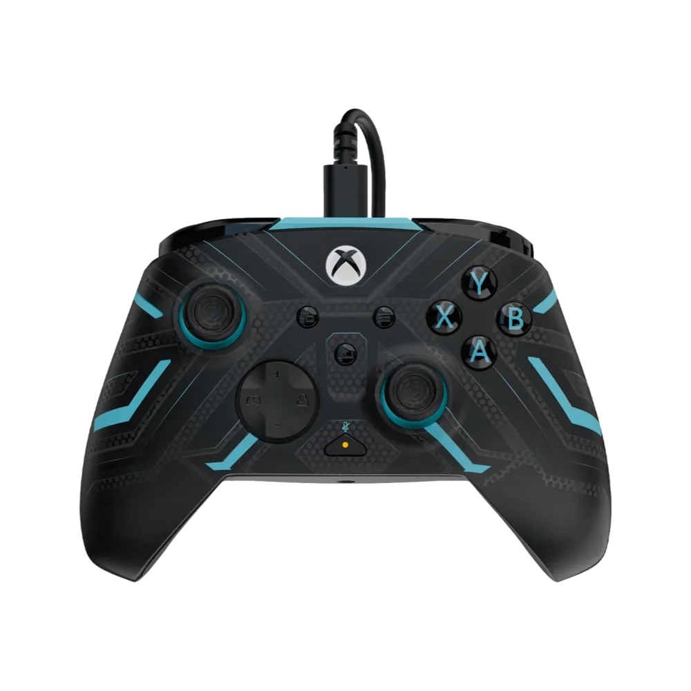 בקר משחק חוטי Turtle Beach Rematch Glow Advanced Wired ל-Xbox/PC בצבע אפור