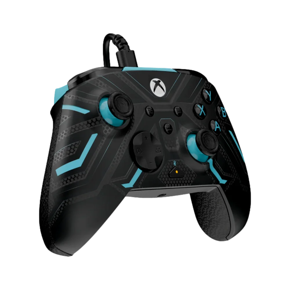 בקר משחק חוטי Turtle Beach Rematch Glow Advanced Wired ל-Xbox/PC בצבע אפור