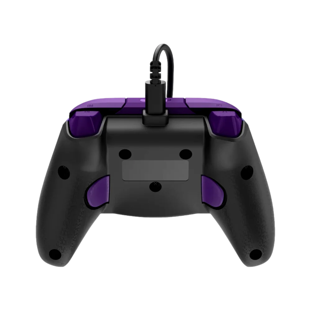 בקר משחק חוטי Turtle Beach Rematch Glow Advanced Wired ל-Xbox/PC בצבע סגול