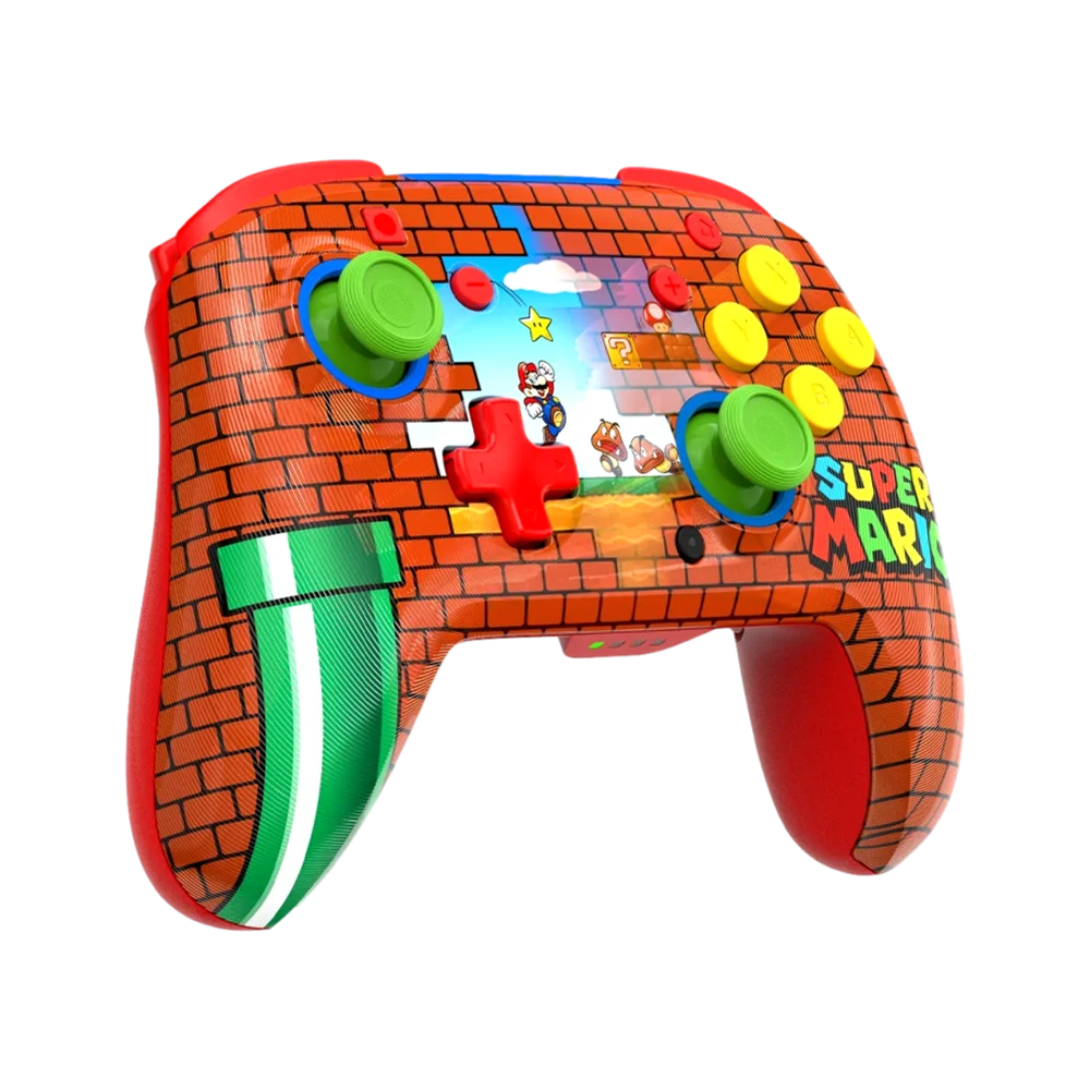 בקר משחק אלחוטי Turtle Beach Rematch Wireless Controller Mario Bricks ל-Nintendo Switch