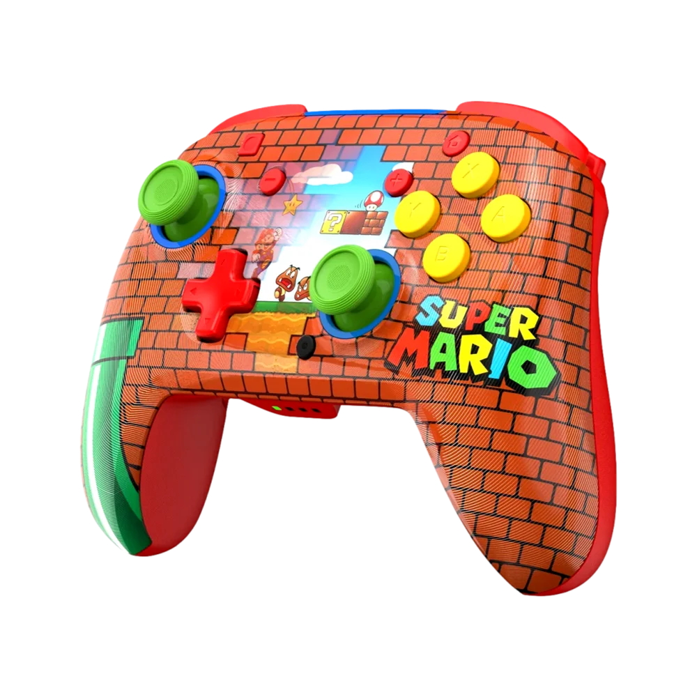 בקר משחק אלחוטי Turtle Beach Rematch Wireless Controller Mario Bricks ל-Nintendo Switch
