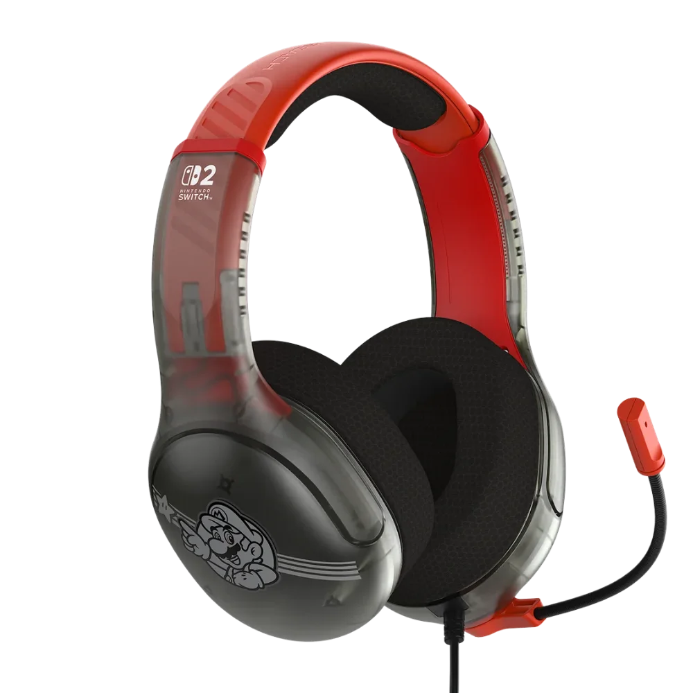 אוזניות גיימינג קשת Over-Ear חוטיות עם מיקרופון Turtle Beach Airlite Fit – צבע Mario Star