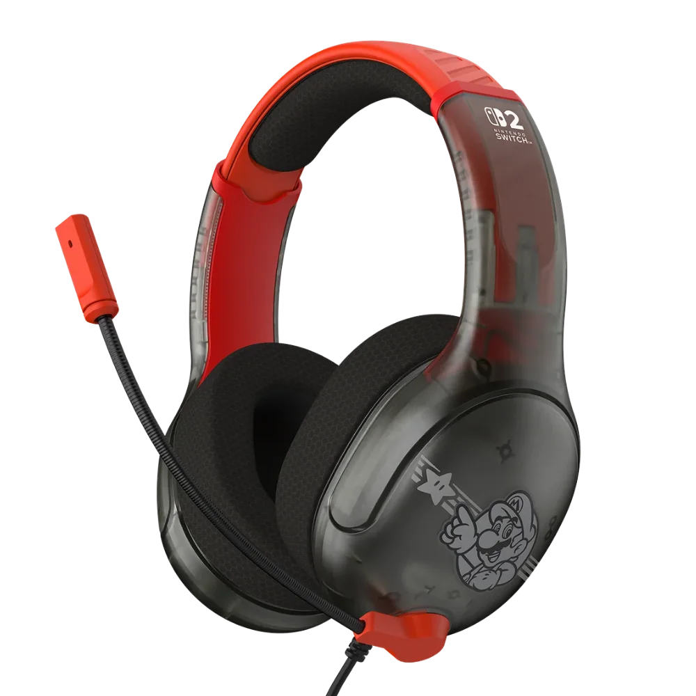אוזניות גיימינג קשת Over-Ear חוטיות עם מיקרופון Turtle Beach Airlite Fit – צבע Mario Star