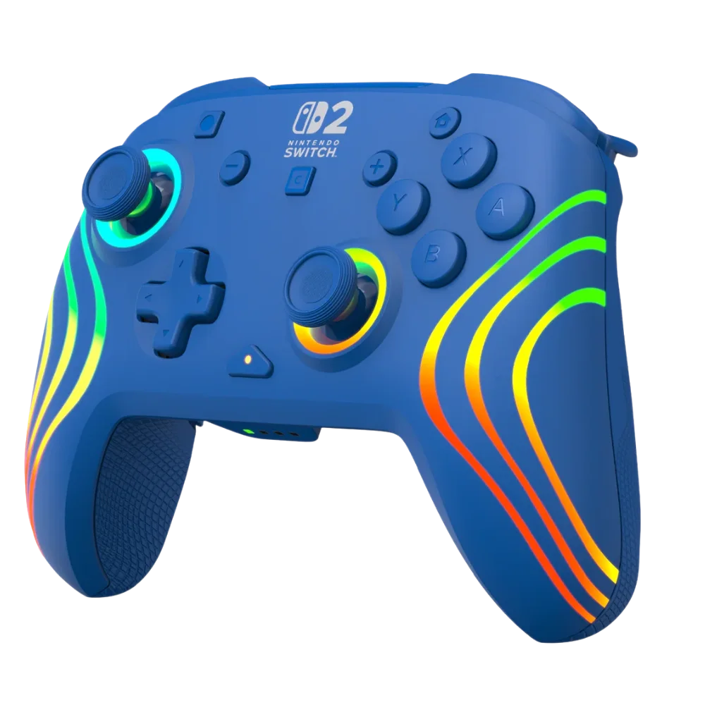 בקר משחק אלחוטי Turtle Beach Afterglow Wave Wireless Controller ל-Nintendo Switch בצבע כחול