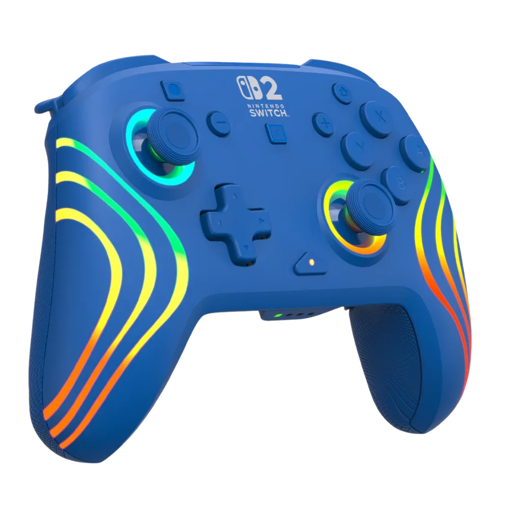 בקר משחק אלחוטי Turtle Beach Afterglow Wave Wireless Controller ל-Nintendo Switch בצבע כחול