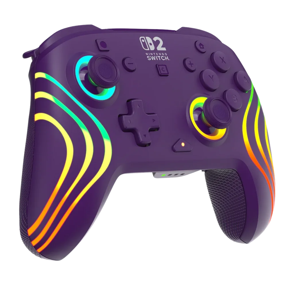 בקר משחק אלחוטי Turtle Beach Afterglow Wave Wireless Controller ל-Nintendo Switch בצבע סגול