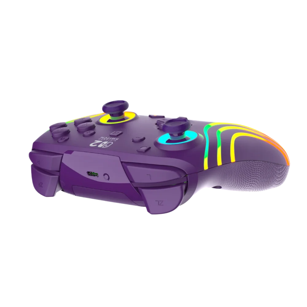 בקר משחק אלחוטי Turtle Beach Afterglow Wave Wireless Controller ל-Nintendo Switch בצבע סגול