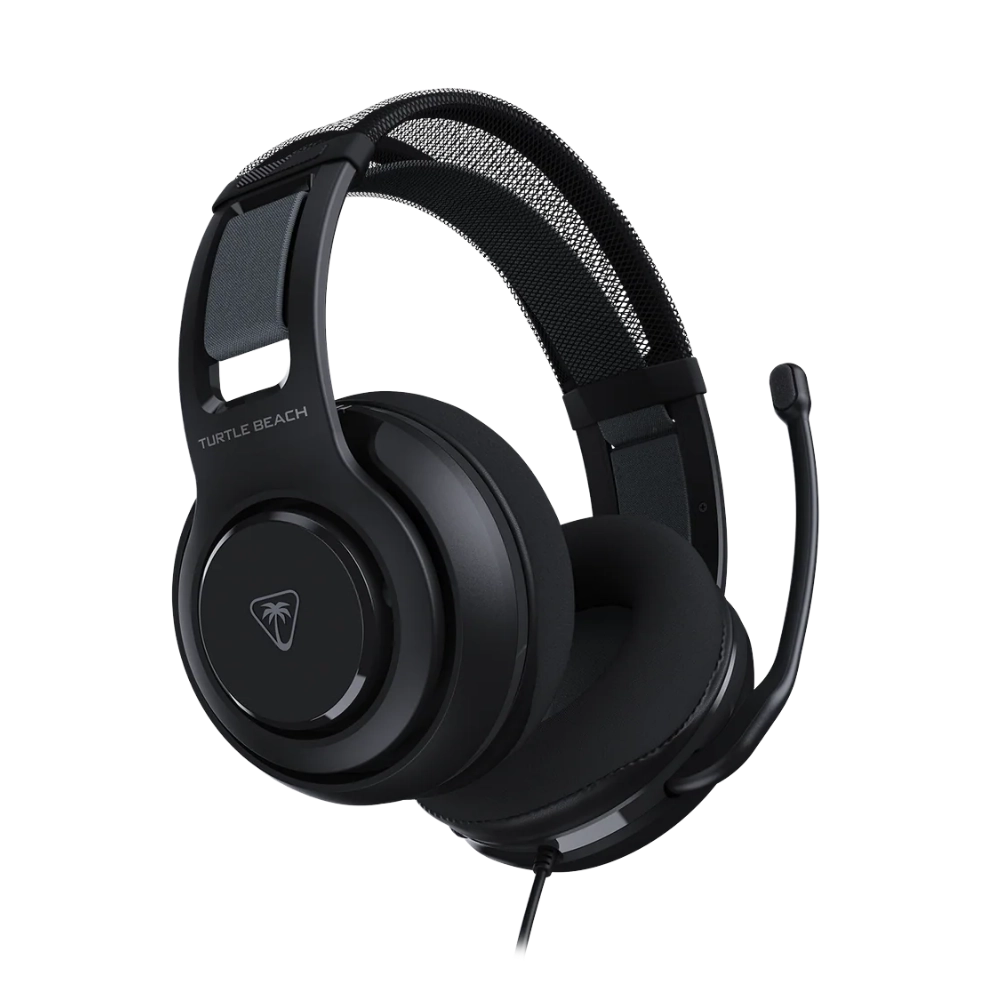 אוזניות גיימינג קשת Over-Ear חוטיות עם מיקרופון למחשב Turtle Beach Atlas 200 – צבע שחור
