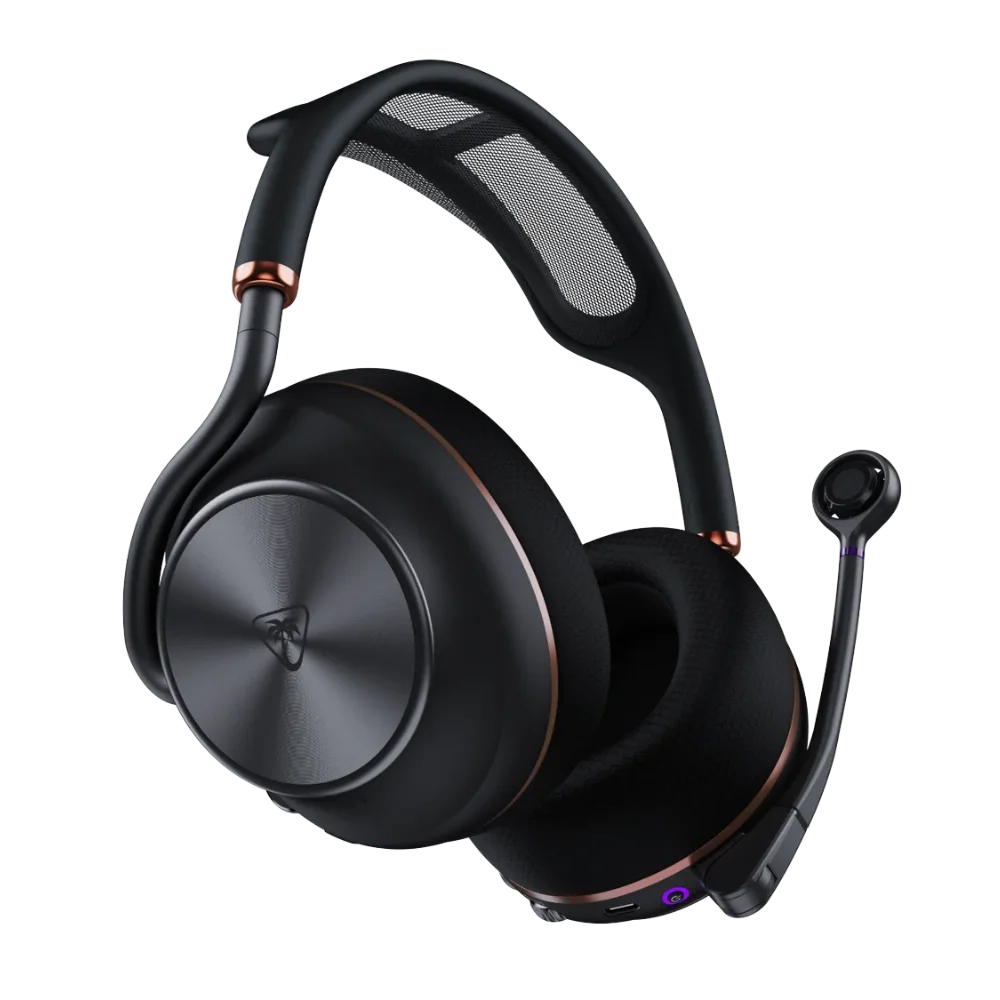 אוזניות גיימינג קשת Over-Ear אלחוטיות עם ביטול רעשים Turtle Beach Stealth Pro II – צבע שחור
