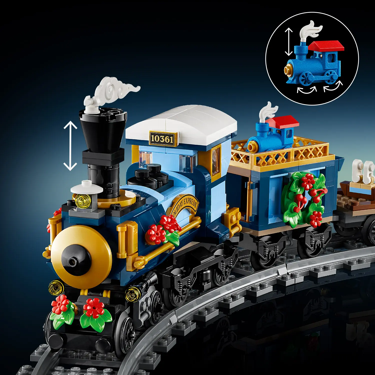 רכבת אקספרס לחגיגות Lego Icons 10361