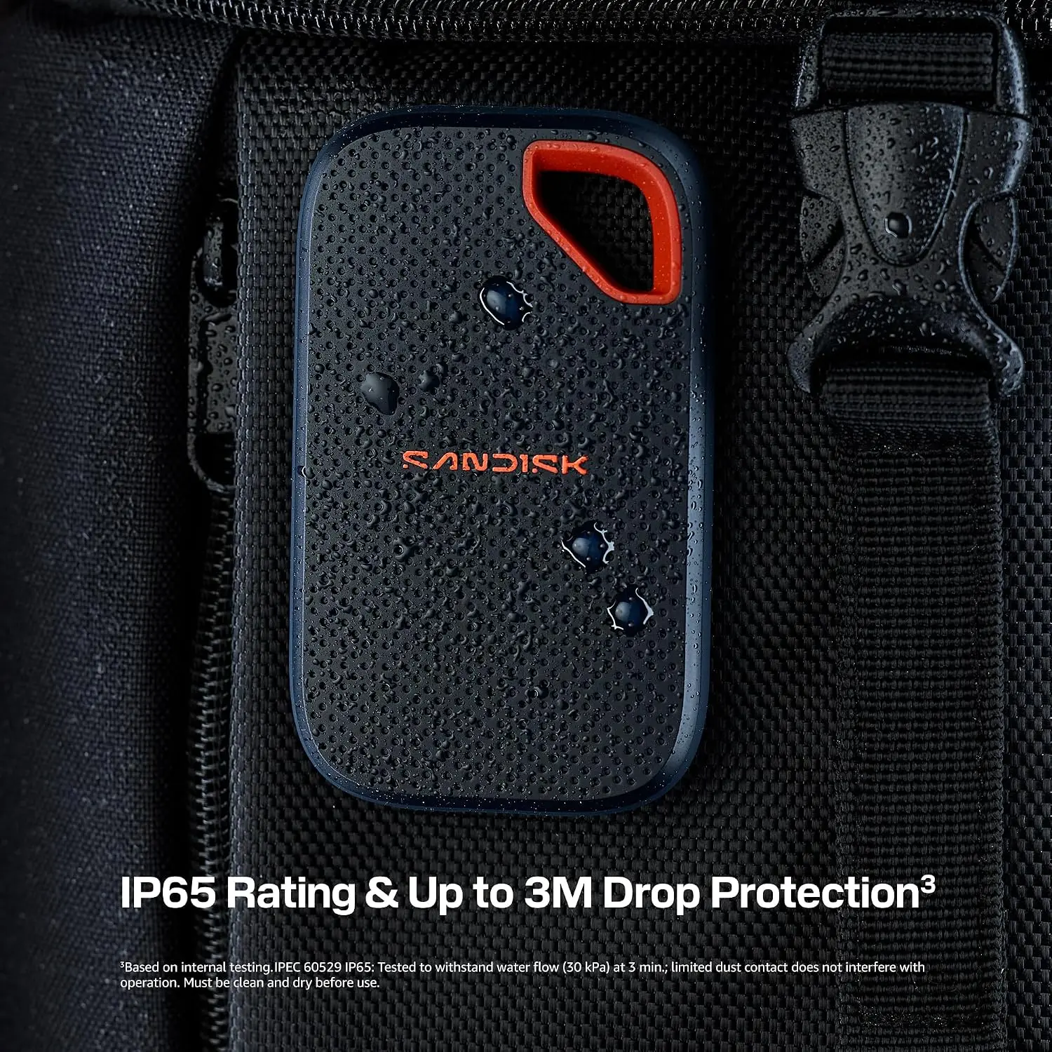 דיסק חיצוני SanDisk Extreme Portable V3 SSD USB-C 3.2 SDSSDE70-2T00-G25 2TB