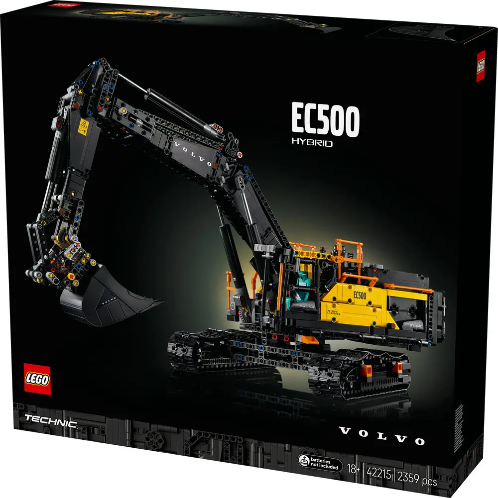 מחפר VOLVO EC500 HYBRID Lego Technic 42215