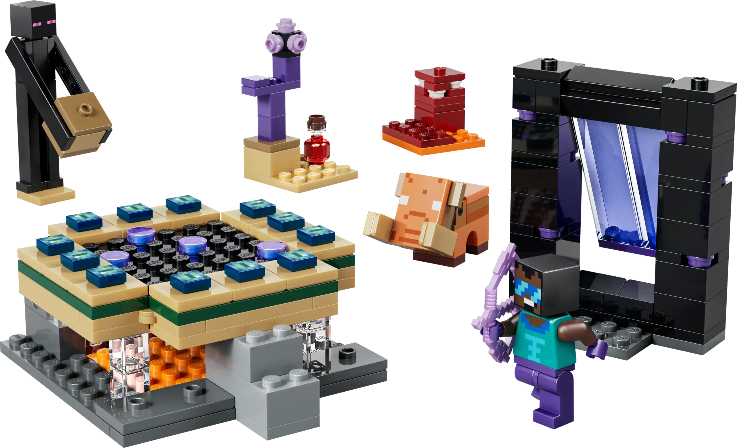 מסע לפורטל התחתון ולפורטל הסוף Lego Minecraft 21584