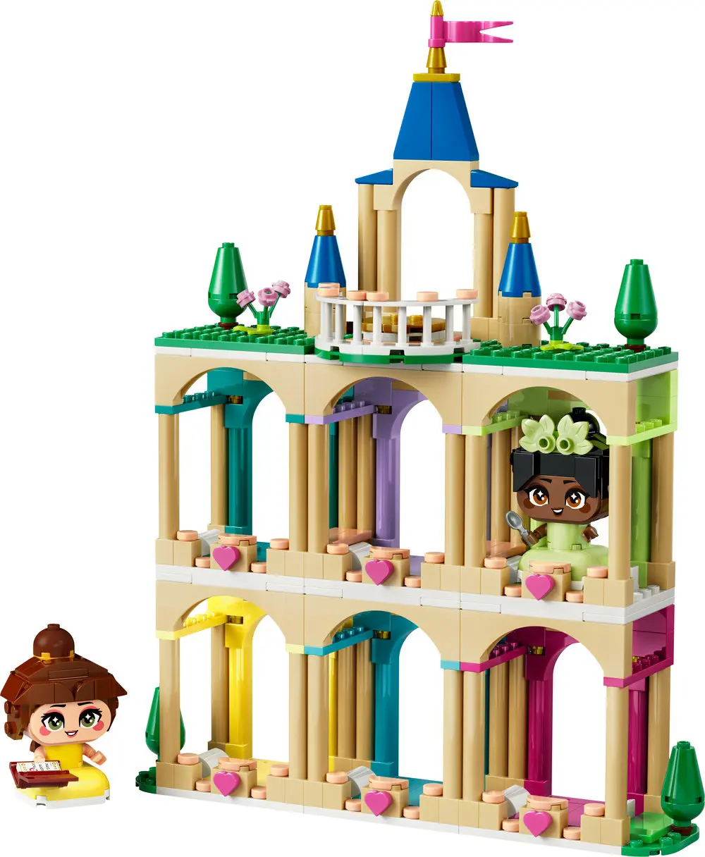 מיני נסיכות בל וטיאנה עם טירה Lego Disney 43291