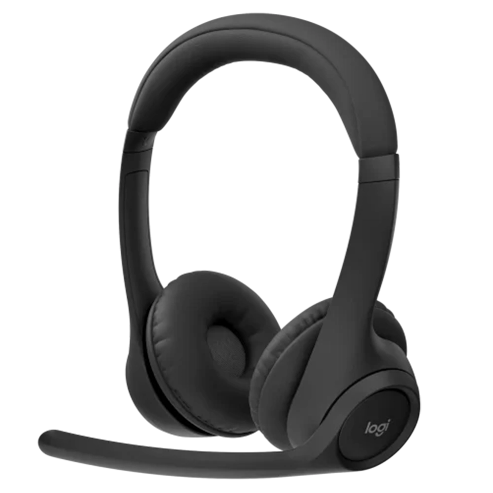 אוזניות קשת On-Ear אלחוטיות עם מיקרופון Logitech Zone 305 UC – צבע שחור