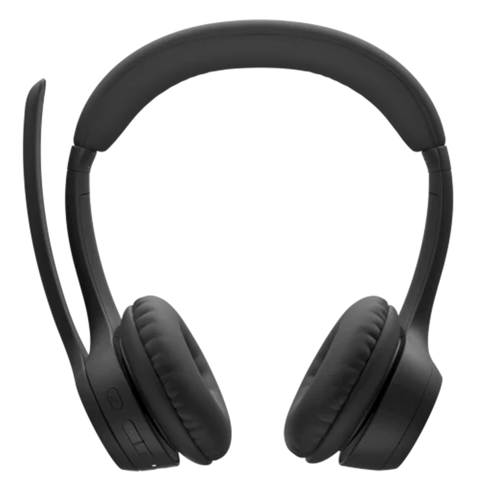 אוזניות קשת On-Ear אלחוטיות עם מיקרופון Logitech Zone 305 – צבע שחור