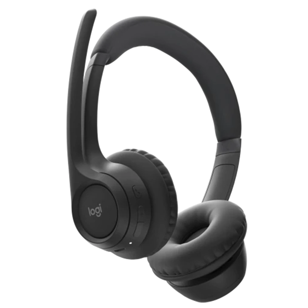 אוזניות קשת On-Ear אלחוטיות עם מיקרופון Logitech Zone 305 – צבע שחור