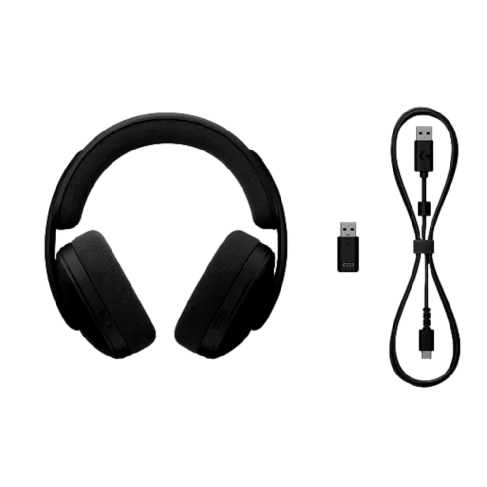אוזניות גיימינג קשת Over-Ear אלחוטיות עם מיקרופון Logitech G325 Lightspeed – צבע שחור