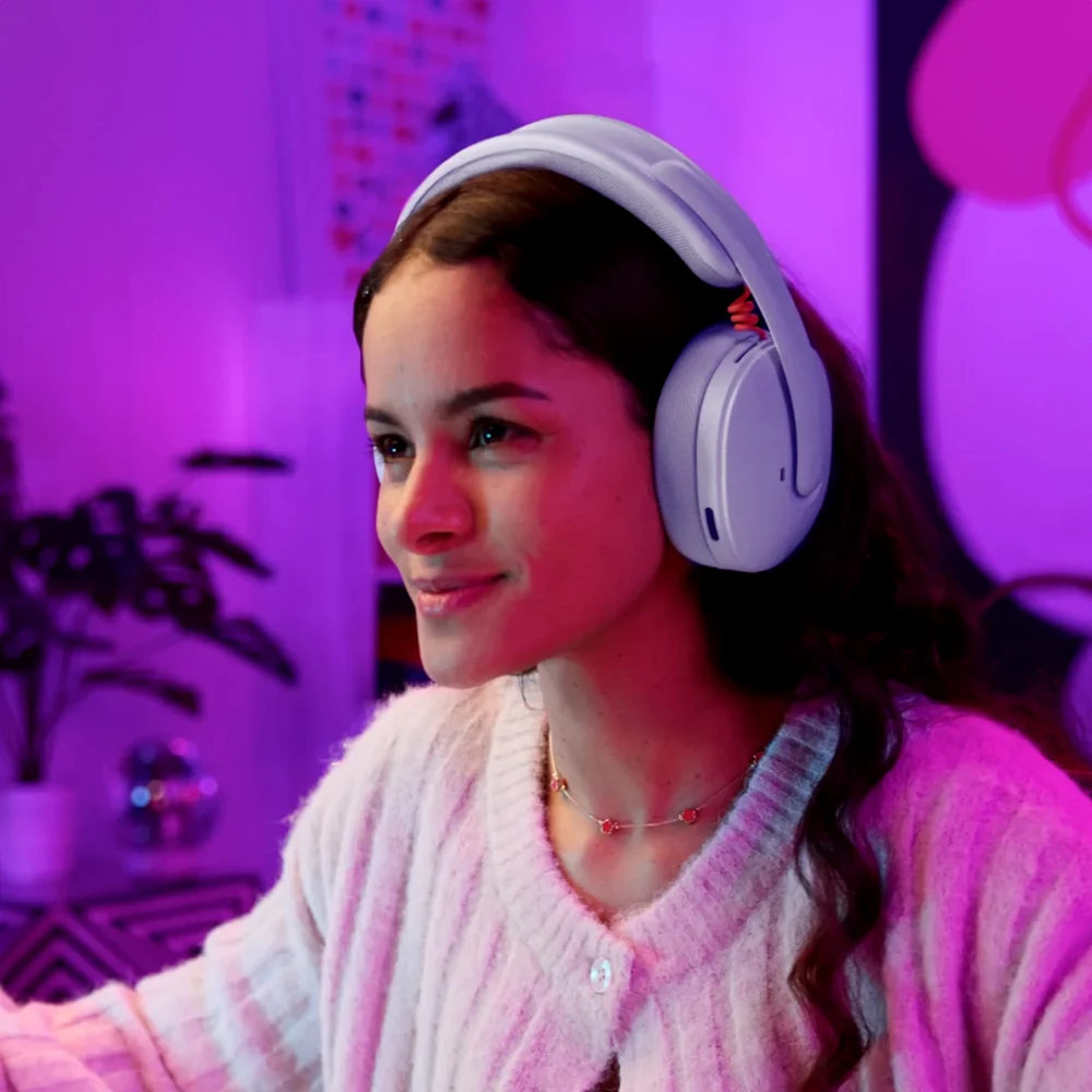 אוזניות גיימינג אלחוטיות Logitech G325 Lightspeed – צבע סגול לילך
