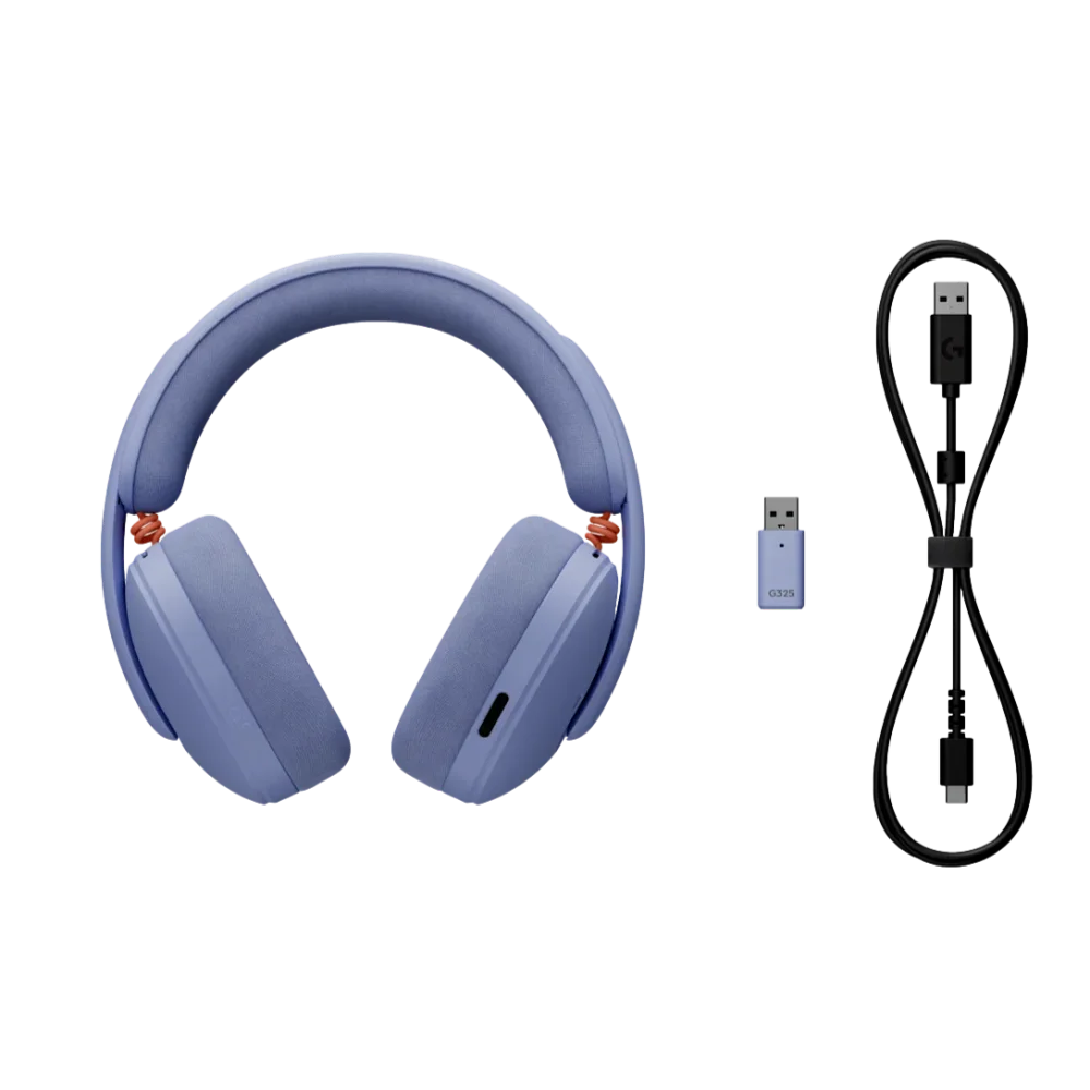 אוזניות גיימינג אלחוטיות Logitech G325 Lightspeed – צבע סגול לילך