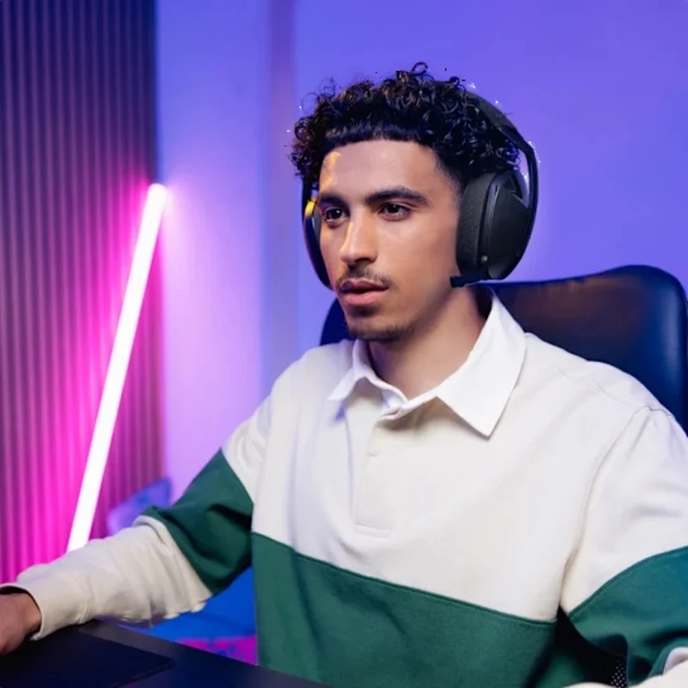 אוזניות גיימינג אלחוטיות Logitech G321 LIGHTSPEED – צבע שחור