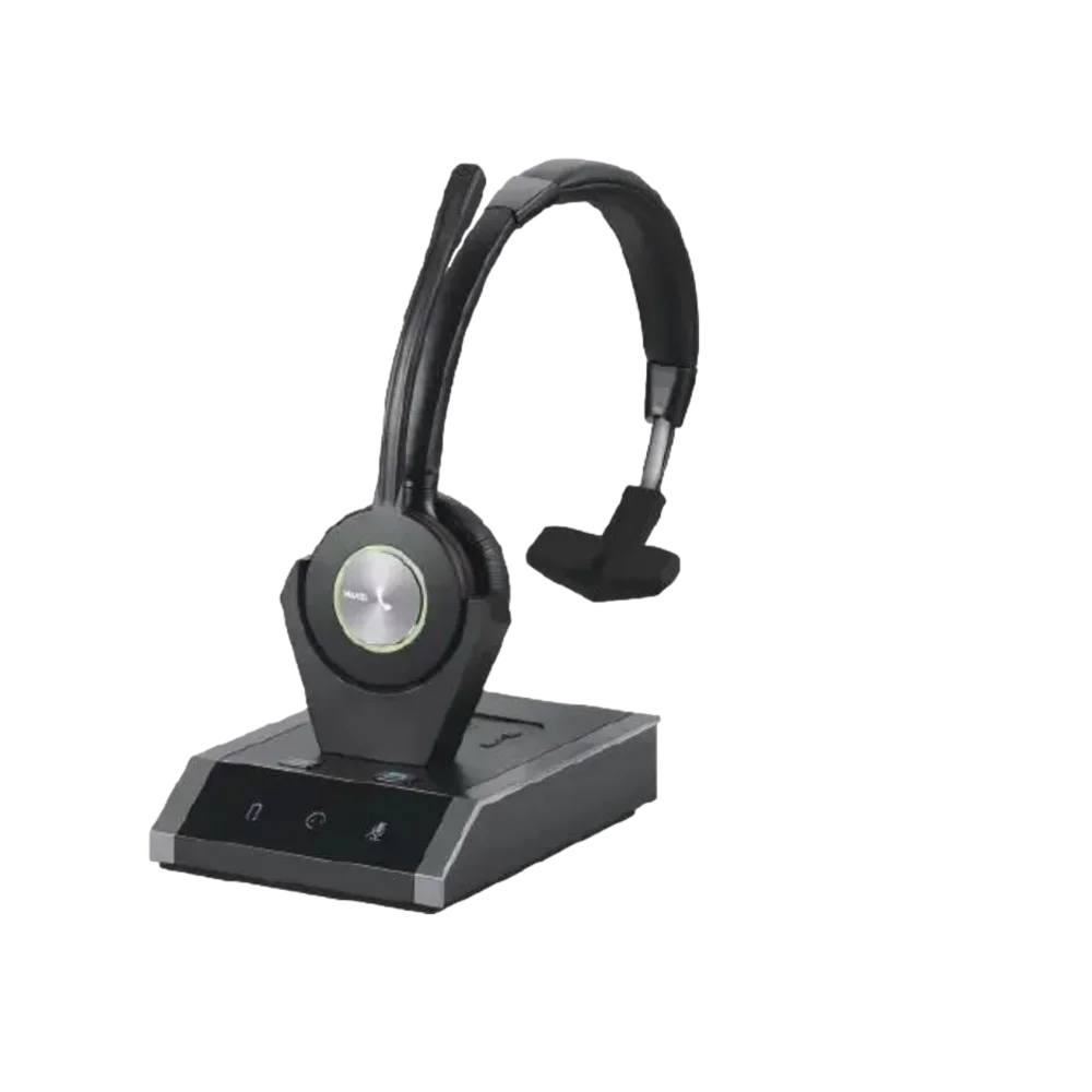 אוזניות משרד אלחוטיות עם מיקרופון Mairdi M910 DECT – צבע שחור