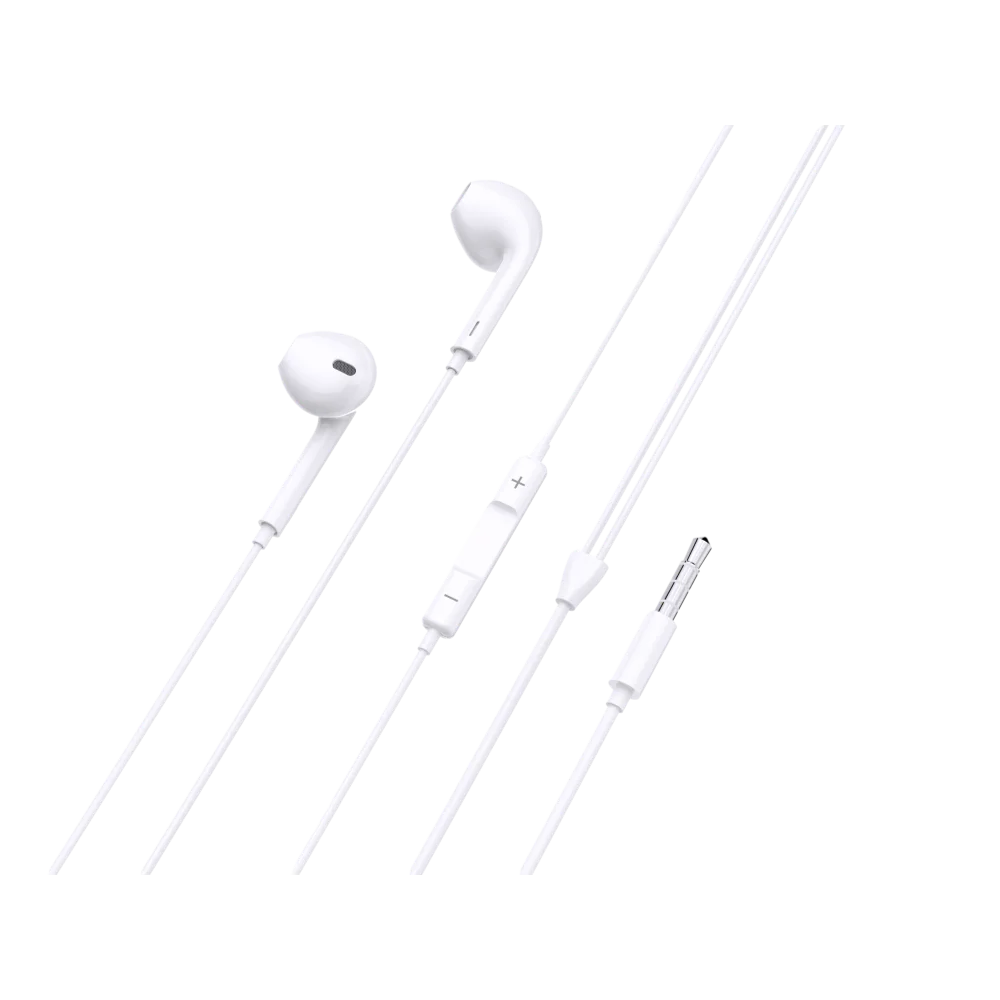 אוזניות In-Ear חוטיות עם מיקרופון Miracase MEPL3.5 – צבע לבן