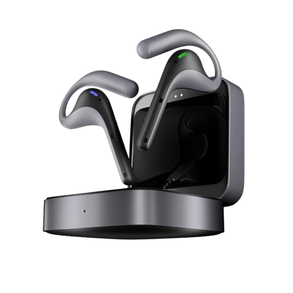 אוזניות תרגום חכמות אלחוטיות עם מיקרופון Timekettle W4 Pro – צבע אפור