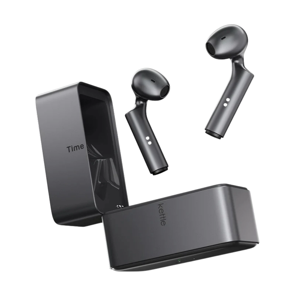אוזניות In-Ear אלחוטיות לתרגום AI עם מיקרופון Timekettle W4 Plus – צבע שחור