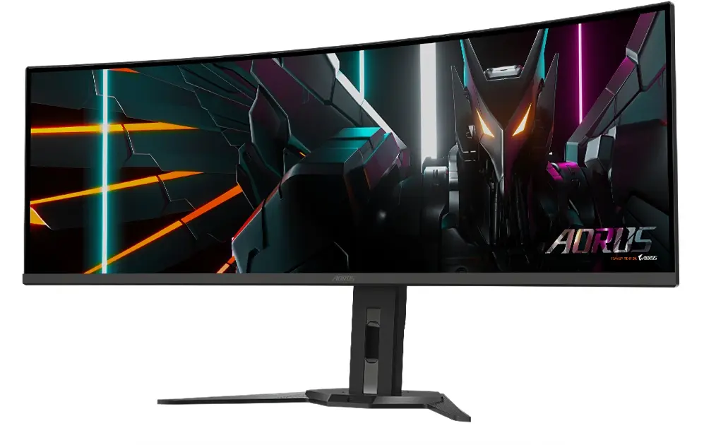 מסך מחשב גיימינג קעור GigaByte AORUS CO49DQ 49" DQHD OLED 144Hz 0.03ms