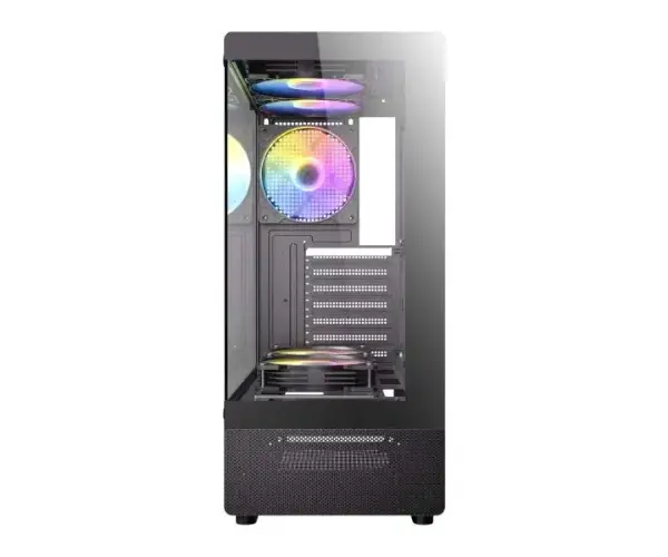 מארז מחשב ללא ספק Antec VCX300 ARGB ATX Mid Tower – צבע שחור