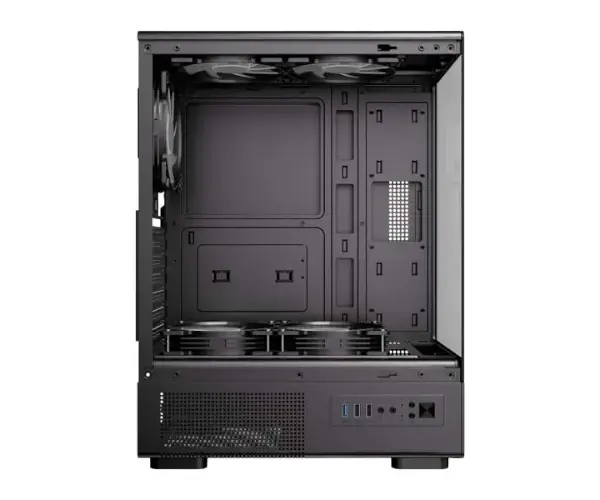 מארז מחשב ללא ספק Antec VCX300 ARGB ATX Mid Tower – צבע שחור