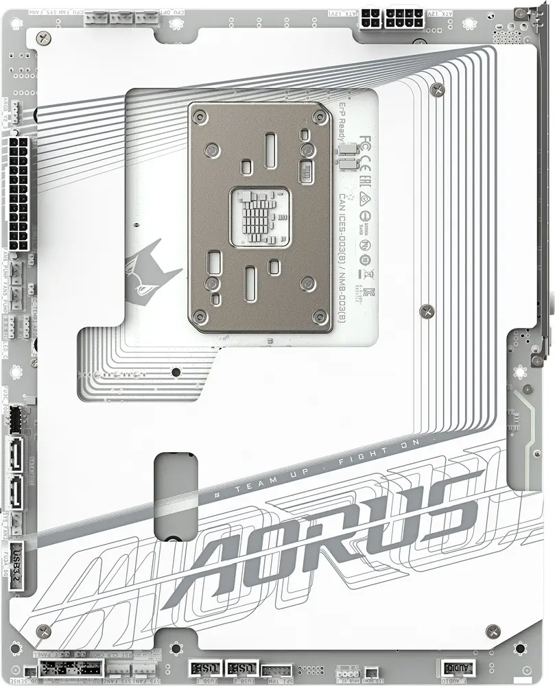 לוח אם GigaByte B850 A STEALTH ICE AM5 DDR5 ATX Wi-Fi 7
