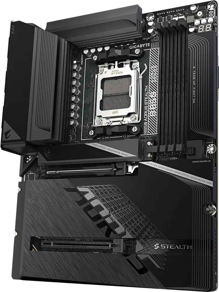 לוח אם GigaByte B850 A STEALTH AM5 DDR5 ATX Wi-Fi 7
